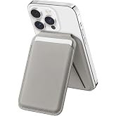 Rongep [Stand-Wallet] Apple iPhone 17/16/15/14/13/12 Serisi i&ccedil;in Kartlık MagSafe ile Uyumlu C&uuml;zdan Telefona Tam Oturan ve Sık