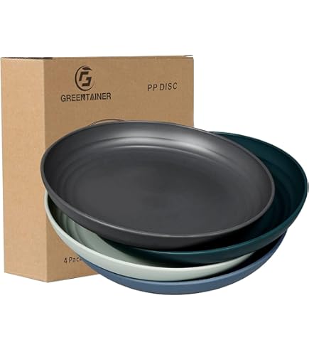 OTIX Soepborden Diepe Pasta Borden Set van 6 stuks 18cm Zwart met