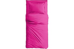 MAXIME MAISON - Set Lenzuola Letto Singolo Cotone, Completo Letto Singolo con Federa Tinta Unita, Lenzuolo 100% Puro Cotone Anallergico, Biancheria da Letto Manifattura Made in Italy