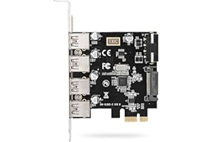 CY Card 4 Ports PCI-E to USB 3.0 HUB PCI Express Expansion Adapter 5Gbps for Motherboard