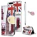 Produktbild Huawei P Smart Hülle Schutzhülle Tasche Gemalt Vereinigtes Königreich Muster Filp Case Kunstleder PU Leder Hülle Handyhülle Soft TPU Innere Wallet Schale Bookstyle Standfunktion Kartenfach Magnetverschluss Holster