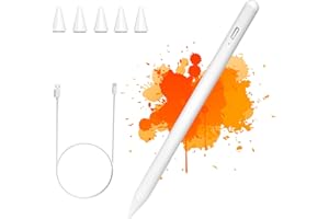 HZD Stylus Pen für iPad, iPad Stift, Pencil für Apple iPad 2018-2023, Handfläche Ablehnung & Neigung, iPad Pencil für iPad 10/9/8/7/6, iPad Mini 6/5, iPad Air 5/4/3 Generation, iPad Pro 11"/12.9"