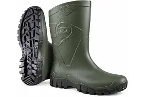 Dunlop Botas de caucho Dee Calf – Botas de agua de caña media para mujer y hombre – Impermeables, ligeras y cómodas – Tallas 37-47