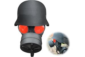 ARTGUTS Deckkappe Für Die Anhängerkupplung,In Gasmaske Helm Form,Staubdicht & Wasserdicht,Anhängerkupplung Schutzkappe Abdeckung für 50 mm Kugelkopf Anhänger Anhängerkupplungen(Rot)