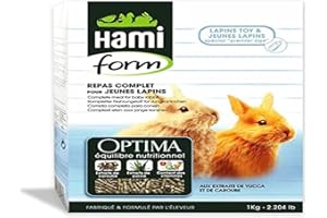 ANIMO CONCEPT Repas spécial pour Lapin Toy et Jeune Lapin, 0.900 kg. - Hamiform (L'emballage peut varier)
