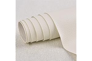 CHANGTSING Patch En Cuir auto-adhésif PU trous de réparation Autocollant Cuir Kit Premiers Soins pour Canapé de Siège de Voiture Meubles Vestes Sac À Main Patch Beige 3 35 x 137 cm