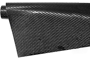 ELCM Carbon Fiber 6D Car Wrap Vinyl High Gloss DIY Waterproof Film for Motorcycles Computer Desk Tool box 300cm x 30cm