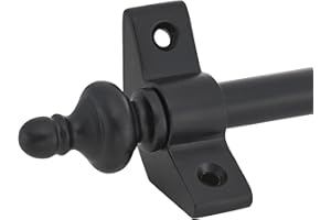 AMSKA INTERNATIONAL Set of 13, Stair Carpet Rods, Urn Finial, Wrought Iron, Suitable for Carpet Runners Up to 70 Centimetre Wide Or Narrow (Wrought Iron)