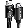 UGREEN Câble HDMI 2.1 8K 60Hz 4K 120Hz UHD Haute Vitesse 48 Gbps Supporte 3D eARC HDR Dynamique HDR 10 Dolby Vision HDCP 2.2 
