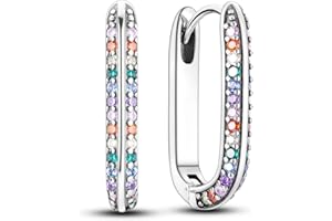 Parmuz Orecchini a Cerchio in Argento Sterling 925 per Donne Ragazze Grandi Piccoli Huggie Vari Ipoallergenici Moda Orecchini Alla Moda Gioielli per Feste di Compleanno Regalo di Natale