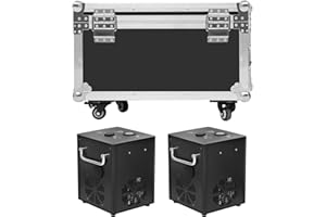 FERMOIRPER DMX Sparkular - Máquina de pirotecnia para fuegos artificiales, mando a distancia, equipo profesional de DJ con pantalla LCD, altura de inyección hasta 3 m, 220 V, 750 W, con estuche de vuelo