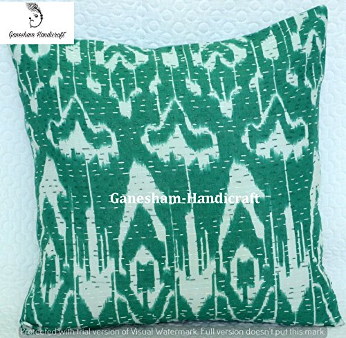 Indian Handmade Paisley Pillow Cover Decorative Cotton Pillow Case