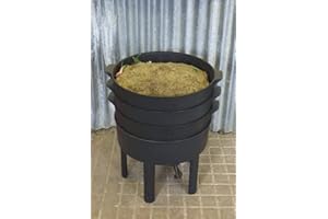 Wiggly Wigglers Worms Mat for Can-O-Worms Hemp Mat Fibre Blanket for Composting | Essential Wormery Accessory | Vermicomposting Blankets - Keeps Worms Dark, Moist & Warm (Pack of 6)