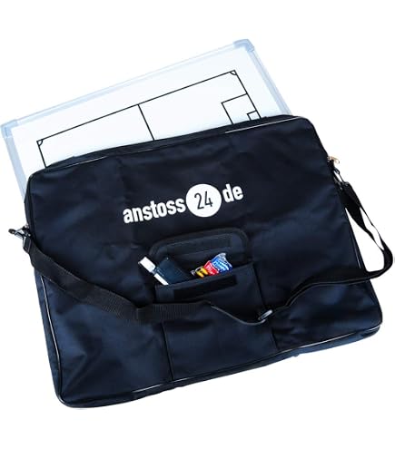 ELF Sports Tableau Tactique Football Premium Magnétique – Recto/Verso Avec 25 Aimants, Marqueur Et Éponge – 3 Tailles (45x30, 60x45, 90x60 Cm)