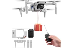 iEago RC Airdrop-System für DJI Mini 4K/ Mini 2 SE/Mavic Mini/Mini 2 Abwurfsystem Nutzlast Lieferung Transport Gerät Werfer Release Hochzeit Angeln Köder Suche Rettung Zubehör mit Landefüße