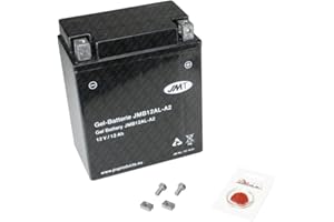 JMT Gel-Batterie für Yamaha Virago 535, 1988-1997 (Typ 2YL), wartungsfrei, inkl. Pfand €7,50