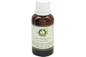 Wintergreen Essential Oil | Gaultheria Procumbens | Wintergreen Oil | for Pain Relief | for Massage | 100% Pure Natural | Steam Distilled | Therapeutic Grade | 10ml | 0.338oz by R V Essential