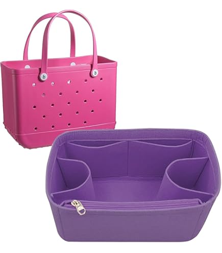 thumbnail image 2 of Yewaii Clear Bogg Bag Organizer - X Large Bench Bag Insert Accessories Compatible With Bogg Bag - Waterproof Organizer Divider Pouch Zipper 5 Pockets Must Have Accessory (Black 2 of 10