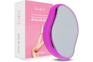 Glamza Crystal Hair Eraser Stone | Fast Effective Magic Crystal Hair Remover for Women & Men (Black)