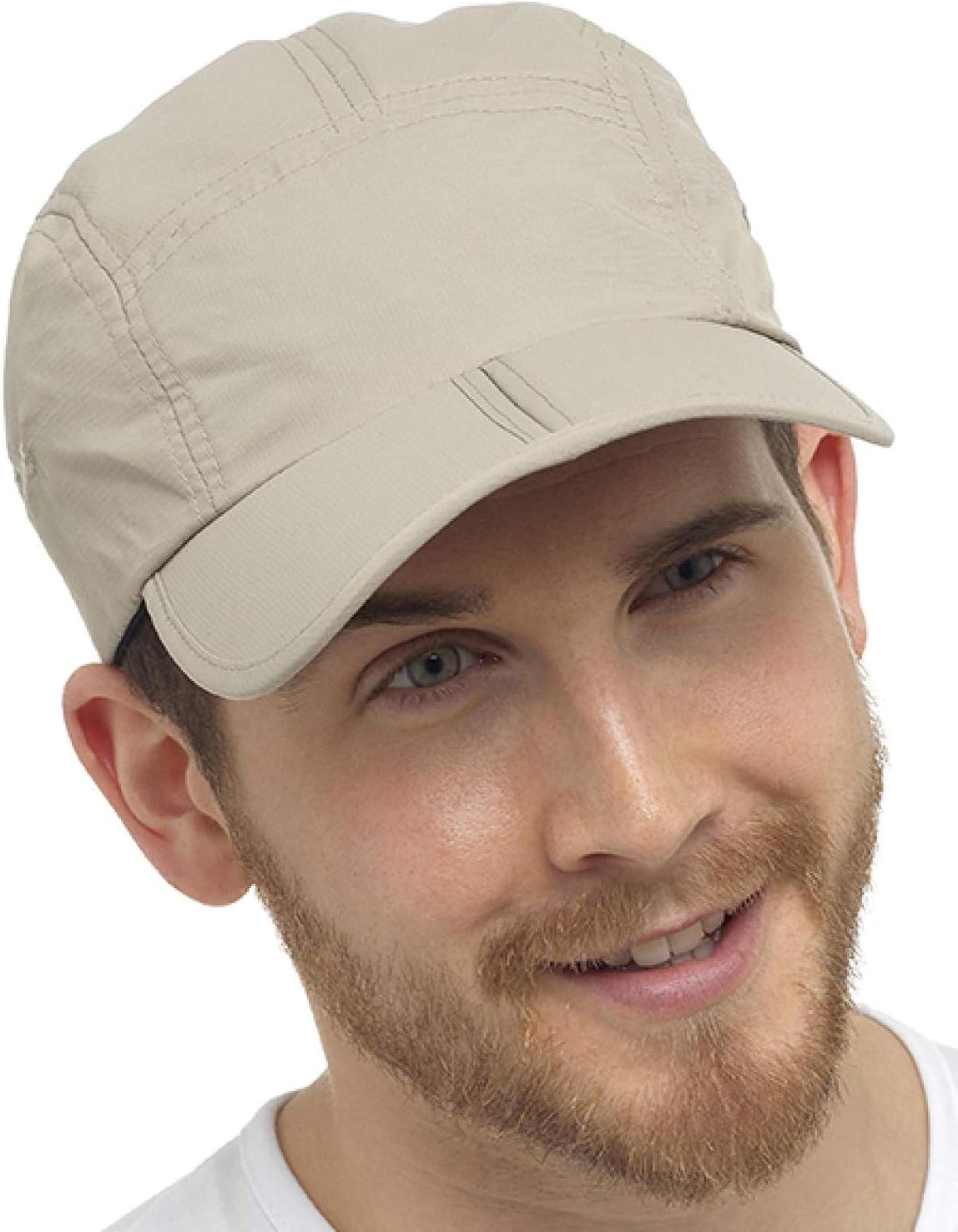 Thingimijigs Men's Lightweight Folding Peak Baseball Cap with Adjustable Strap