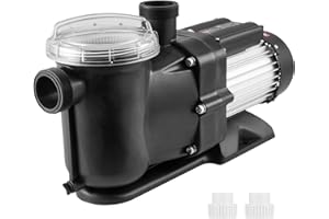 VEVOR Bomba para Piscina Elevada 1,5 HP 100 GPM Bomba para Piscina de Velocidad Única 2850 RPM con Cabezal Elevador con Cesta de Filtro para Piscinas Elevadas, Jacuzzis, Spas