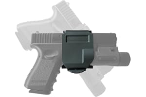 ATAIRSOFT WORLDSHOPPING4U - Fondina da cintura con clip, ruota di 360° per Glock 17/19/22/23