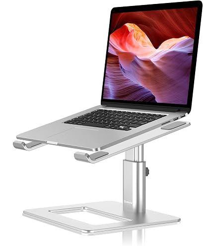 Laptop-Ständer Verstellbar Mit Belüftung - Ergonomischer Halter Für 10-17,3 Zoll Notebooks (bis 20 Kg)