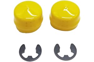 DEAWATER 2 Stück Ausrüstungskappe und Sprengring R27434/M143338 Kit für John Deere