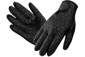 BEISITONG LIMITED GROUP Wetsuit Gloves 1.5mm Neoprene Scuba Diving Gloves for Men Women Anti Slip Stretchy Snorkeling Dive Gloves for Spearfishing Sailing Swim Kayaking Paddling Thermal Water Sports Gloves