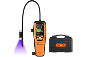 Elitech ILD-300 profesjonalny wykrywacz wycieków czynnika chłodniczego z elastyczną sondą na podczerwień i dużym czytelnym ekranem LCD, wysoka czułość.