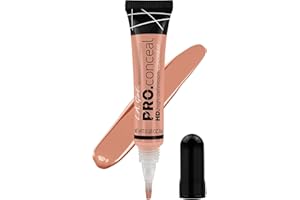 L.A. Girl PRO.Conceal HD High Definition Concealer, Peach Colour Corrector - Neutralises Dark Spots for Light Skin Tones 8g