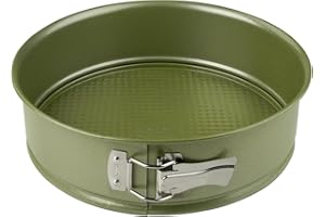 Zenker Springform Ø 26 cm mit hohem Rand aus der Serie Green Vision – Hochwertige und stabile Backform in grün – 26er Kuchenbackform mit veganer Antihaftbeschichtung