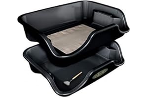 TRIMBIN Trim Bin - Black Trimming Tray with Mesh Pollen Sieve Kief Sifter Screen - 2 Laptop Trimmer Trays in 1Pack - Premium Indoor Growing Accessories, Harvest