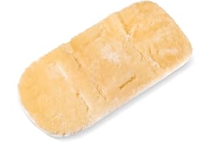 Fellhof 10405 Kinderwagen Einlage aus Lammfell, OEKO-TEX® zertifiziert, Größe 37x75 cm, Gurtschlitze vorgefertigt