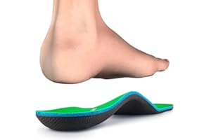 KELAIDE Plantari Ortopedici Piede Piatto, Solette Ortopediche Plantare Piede Piatto Supporto per Arco - Solette Scarpe per Fascite Plantare, Dolore al Tallone, Iperpronazione, Uomo e Donna