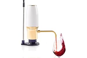 JOQINEER Aérateur de vin électrique, décanteur de vin portable à une touche et pompe de distribution de vin pour vin rouge et blanc Distributeur automatique d'oxydant de vin multi-intelligent