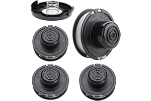 Moritale Bobine Rocchetti Filo per Decespugliatore Black & Decker GL250 GL310 GL360 GL360SB A6226 (4 pezzi)