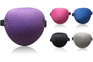 JNGTKL Eye Patches for Adults Medical, 5pcs Eye Patches for Adults, Medical Eye Patch, for Lazy Eye Amblyopia Strabismus Or After Surgery, Suitable for Left Or Right Eye (Five Colors)