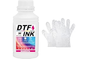 Creatorally Inchiostro DTF, Trasferimento di Ricarica Ink per Stampanti a Getto D'Inchiostro Pellicola PET Termica Compatibile con i3200, DX5/DX7, 5113, i4720, XP600 (Magenta, 500 ml)