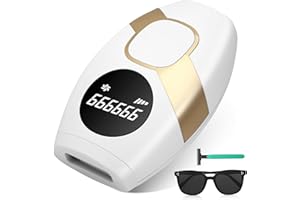 IPL Hair Removal Device 5 Energy Levels, 999,999 Flashes, Manual & Automatic 2 Modes,Makdly Painless, Laser Hair Removal Devices for Face, Underarms, Legs, and Body for Women and Men