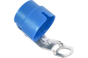 Cleminsta Portaspina per Rimorchio, Accessorio di Protezione Universale per Connettore a 7-13 Pin, Supporto per Adattatore Protezione ABS Metallo per Rimorchio, Porta Spina per Rimorchio RV (blu)