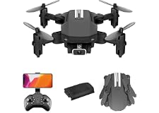 Rc Drone,Fariy Ls-Min Mini Drone Rc Quadcopter 480P Camera 13Mins Flight Time 360 Angle Flip 6-Axis Gyro Gesture Pvideo Track