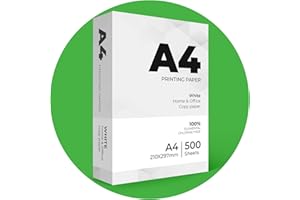 Stick Well Multi-Purpose A4 Printer Paper - 500 Sheets, Smooth White Paper Surface, Compatible A4 Paper with Inkjet, Laser Printers & Copiers, Ideal for Home & Office Use (1 Ream)