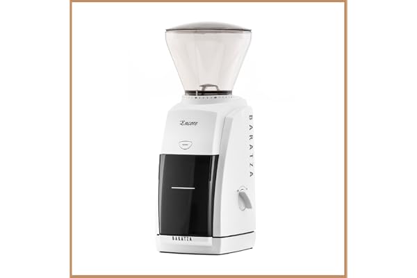 Baratza - Moulin à café Encore 230V - Moulin électrique - 40 Réglages de Mouture Individuels, Broyeur Cafe Grain, Accessoires pour Barista - Blanc