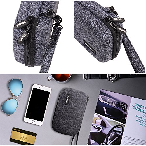 Universal Digital Tragbarer Aufbewahrungstasche -Evershop Multifunktionale Kabelaufbewahrungstasche Organizer-Kasten Reisetasche f  r USB-Sticks Kabel