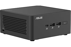 ASUS NUC 15 Pro, mini PC Intel Core 3 100U, 96 GB pamięci RAM DDR5-6400, SSD M.2, karta graficzna Intel Arc, Wi-Fi 7, Bluetooth 5.4, kompatybilny z Windows 11 Pro i Windows 11 Home, wersja wysoka
