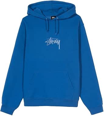 SUDADERA STUSSY BASIC CREW GRIS ASH HEATHER