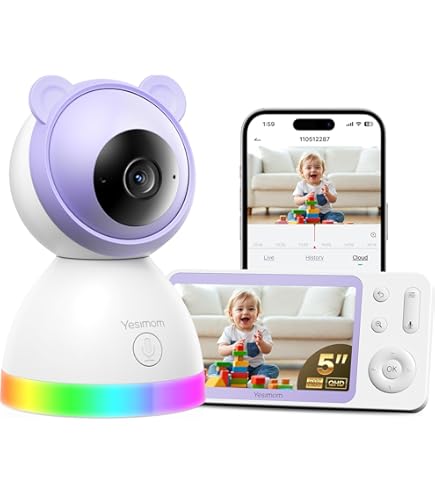 Baby Monitor Netvue 4-in-1 - 1080P, Visione Notturna, Audio Bidirezionale, Analisi Sonno - Foto 9