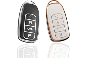 NANGILO Key Fob Holder For Jaecoo 7, 2Pcs Key Cover For Omoda, Car Key Cover, Car Key Holder, Car Key Fob Cover, Soft TPU 360 Degree All Round Package Car Key Fob Case Suitable for Various Models