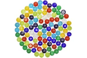 MJDCB 200pcs 8mm Stone Beads Kit Round Loose Gemstone Fruit Green Dark Green Sapphire Blue Purple Sky Blue White Yellow Red Cat's Eye Stone Beads for Bracelet Necklace Earrings Jewelry Making